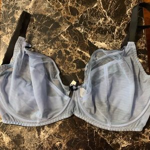 Deja Daily Baby Blue Lace Bra US 34J